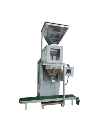 Automatic Load Cell Controlled Filling & Bag Stitching Machine For Granules Upto 50 Kgs. (Model : LCGF+STM24)
