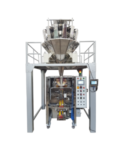 Automatic VFFS (Collar Type) With Multihead Weigh Filler (Model : CT-500+JW)