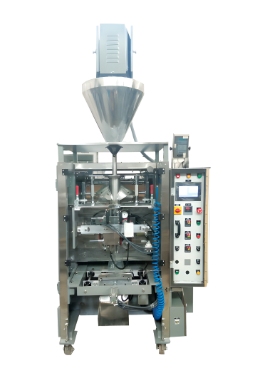 Automatic Intermittent VFFS Collar type machine with Auger Filler for Center Seal / Side Gusset Pouches (Model No.- CT+AFS)